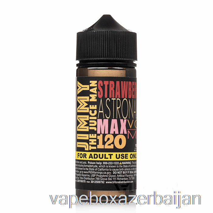 E-Juice Vape Strawberry Astronaut - Jimmy The Juiceman - 120mL 0mg